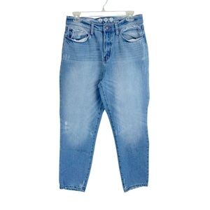 Rewash 90s Mom Jean Medium Wash Denim Vntg Revival Super High Rise Womens 7/28